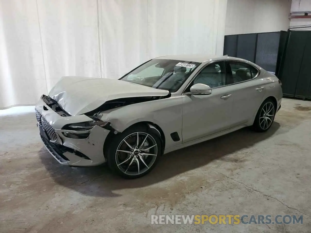 1 Photograph of a damaged car KMTG34SC2SU151147 GENESIS G70 BASE 2025