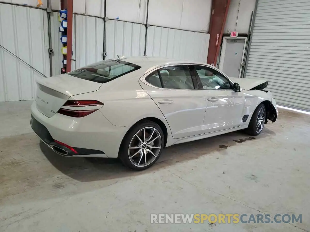 3 Photograph of a damaged car KMTG34SC2SU151147 GENESIS G70 BASE 2025