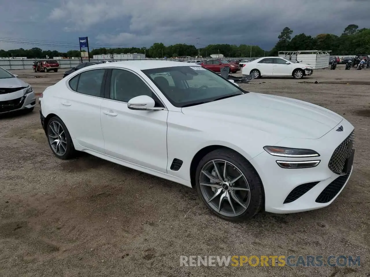 4 Photograph of a damaged car KMTG34SC2SU151259 GENESIS G70 BASE 2025