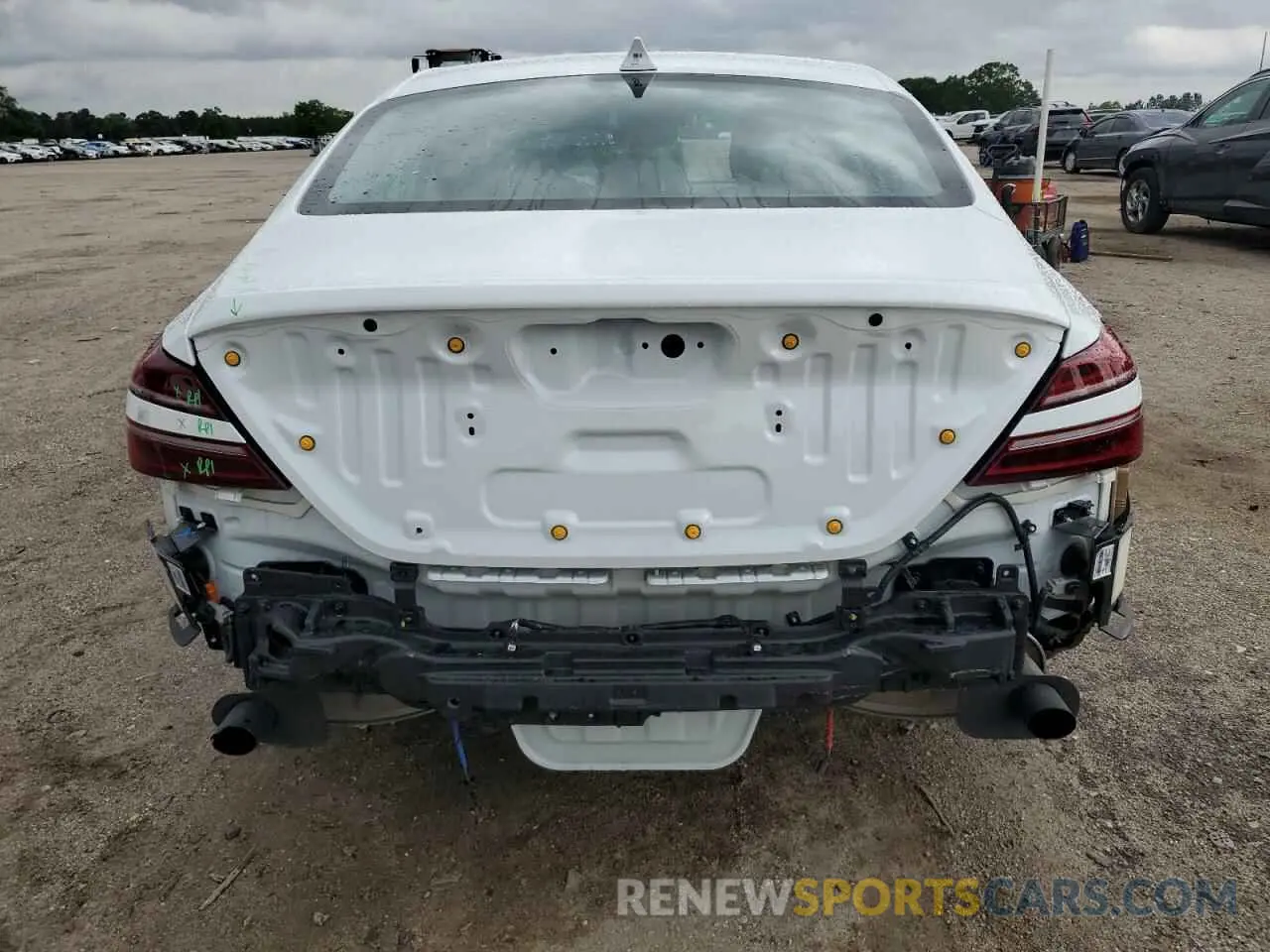 6 Photograph of a damaged car KMTG34SC2SU151259 GENESIS G70 BASE 2025