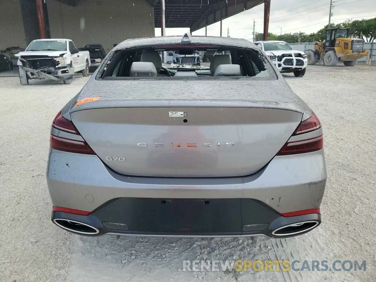 6 Photograph of a damaged car KMTG34SC3SU144398 GENESIS G70 BASE 2025