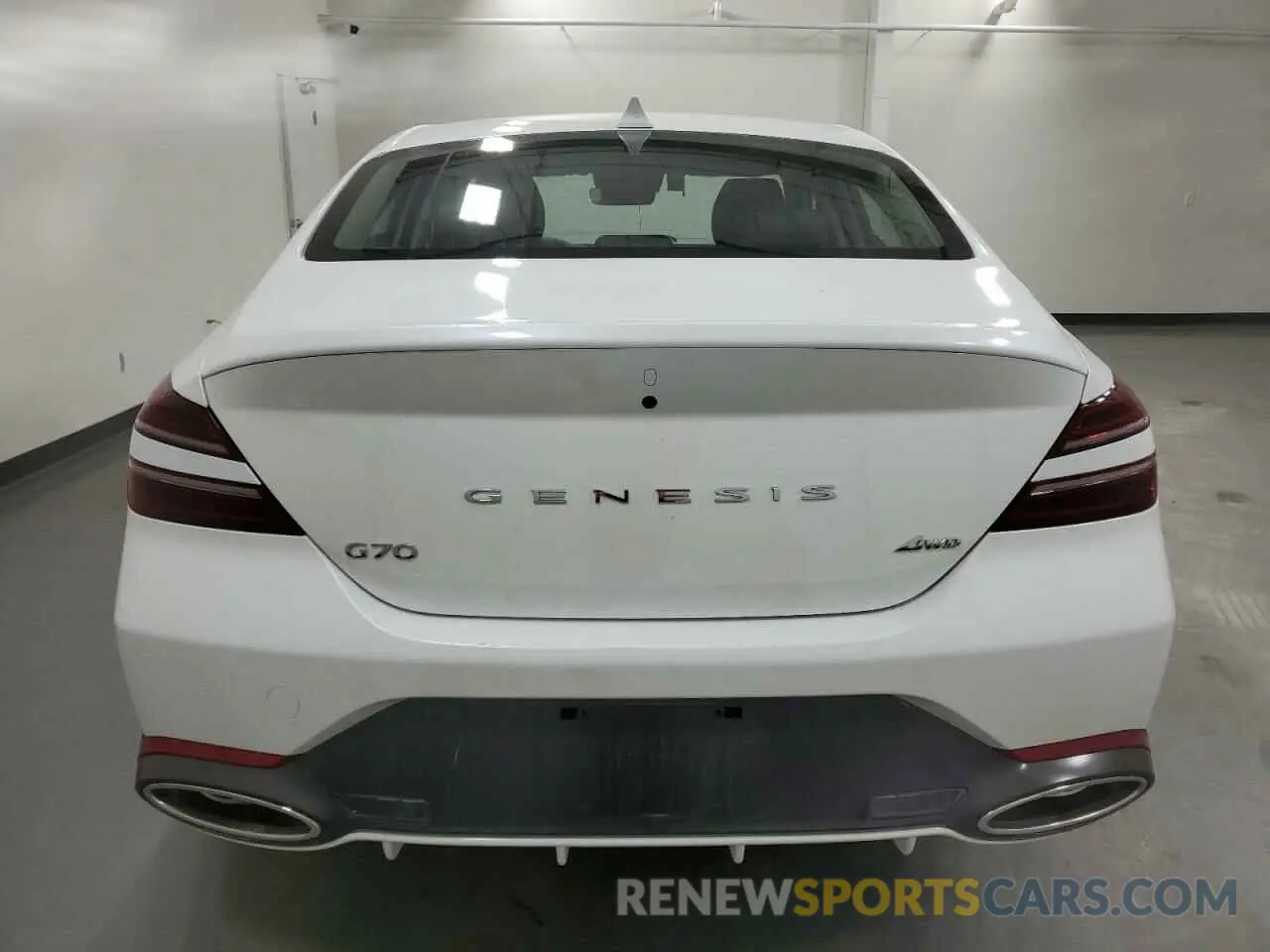 6 Photograph of a damaged car KMTG34SC4SU149464 GENESIS G70 BASE 2025