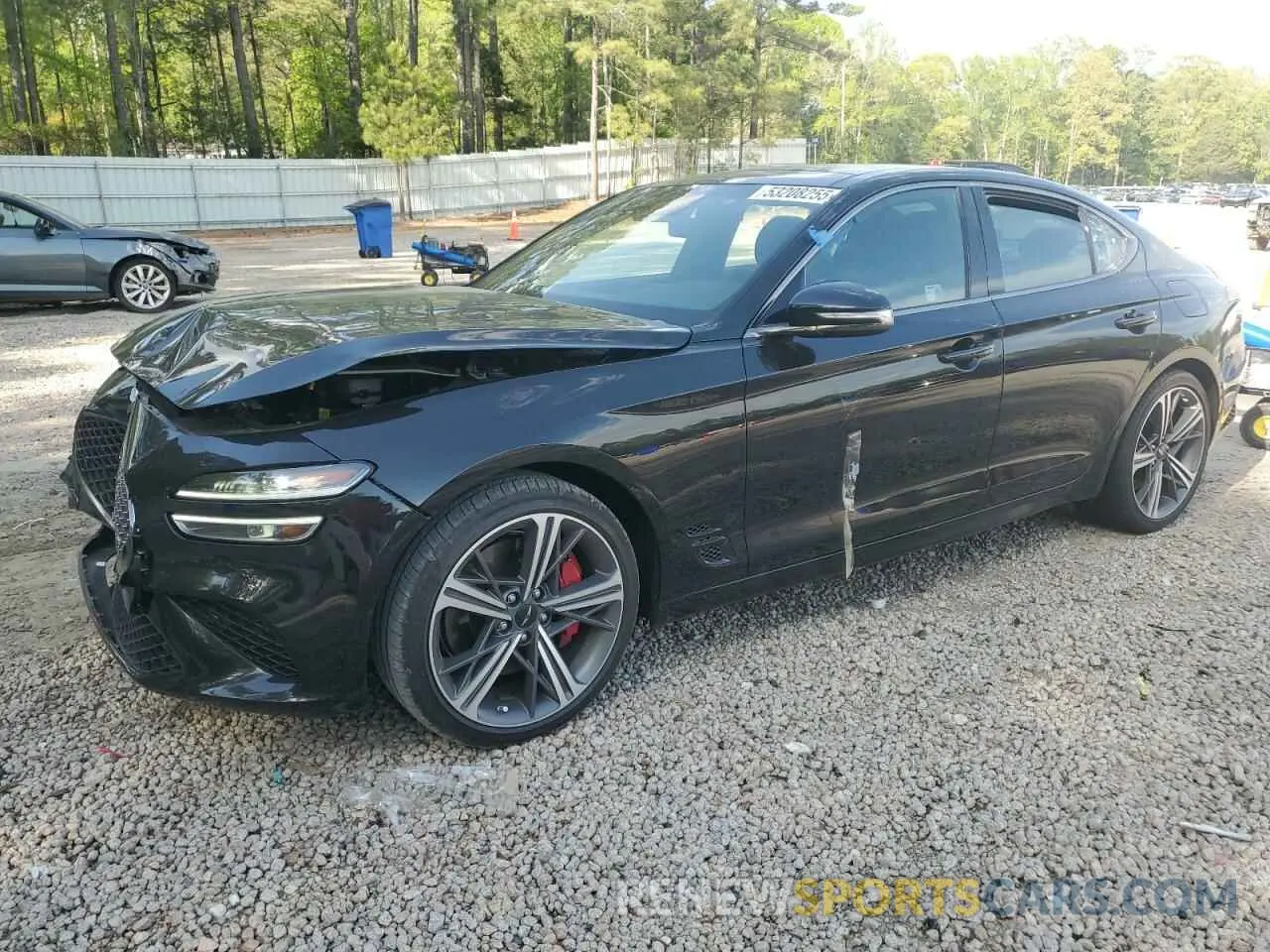 1 Photograph of a damaged car KMTG34SC5SU146346 GENESIS G70 BASE 2025