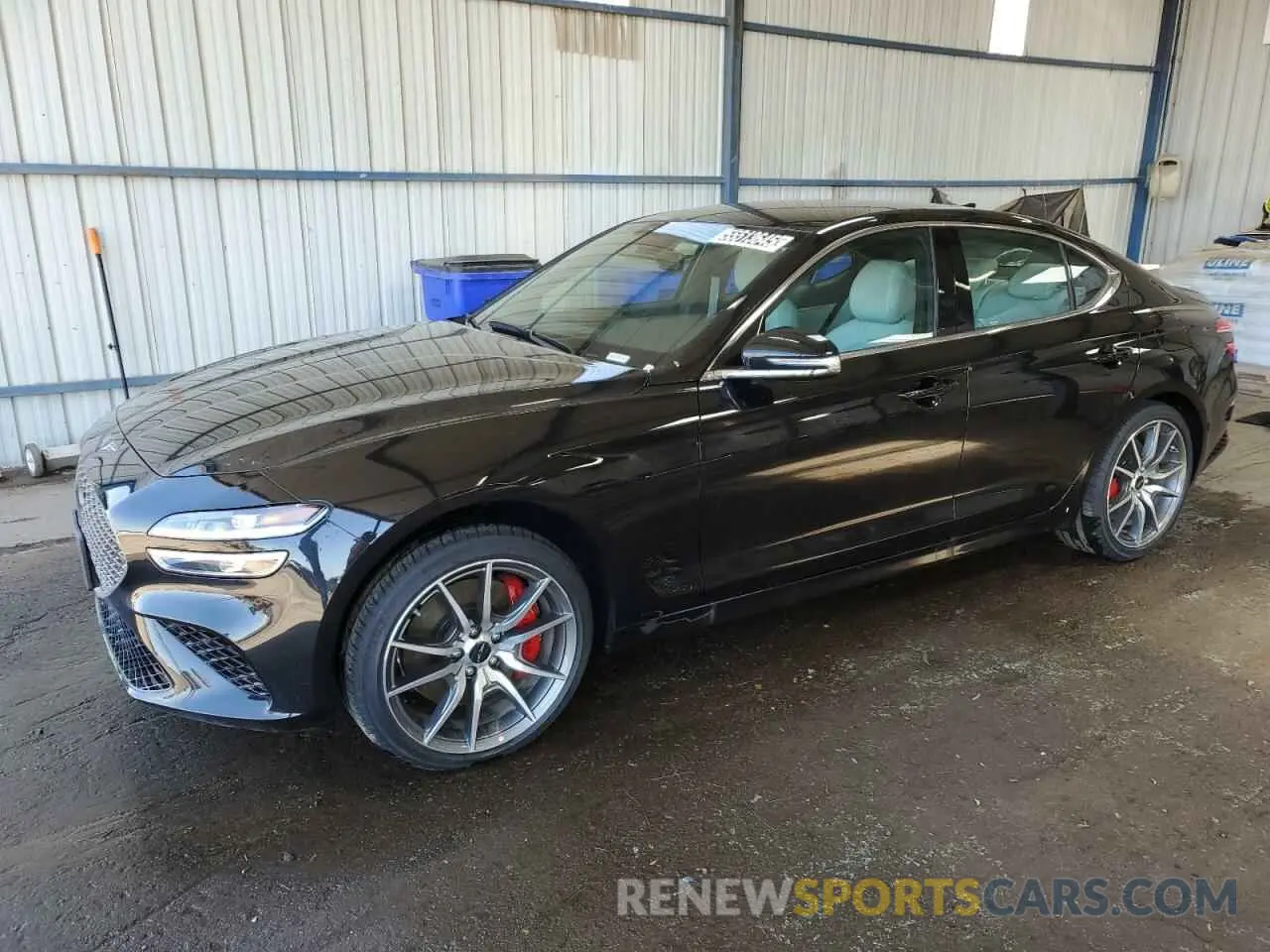 1 Photograph of a damaged car KMTG34SC5SU155290 GENESIS G70 BASE 2025