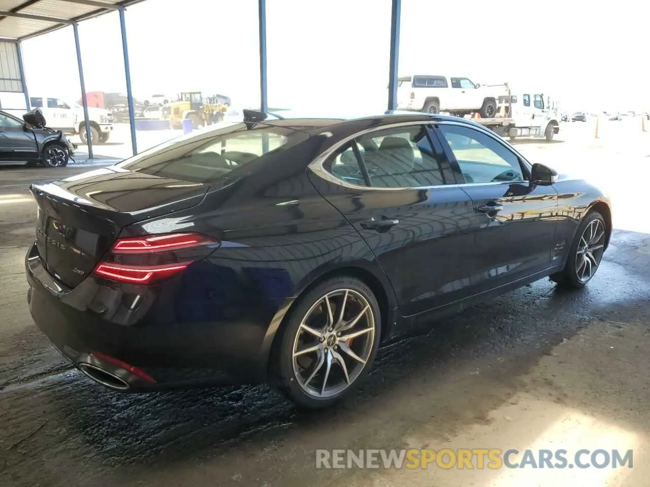 3 Photograph of a damaged car KMTG34SC5SU155290 GENESIS G70 BASE 2025
