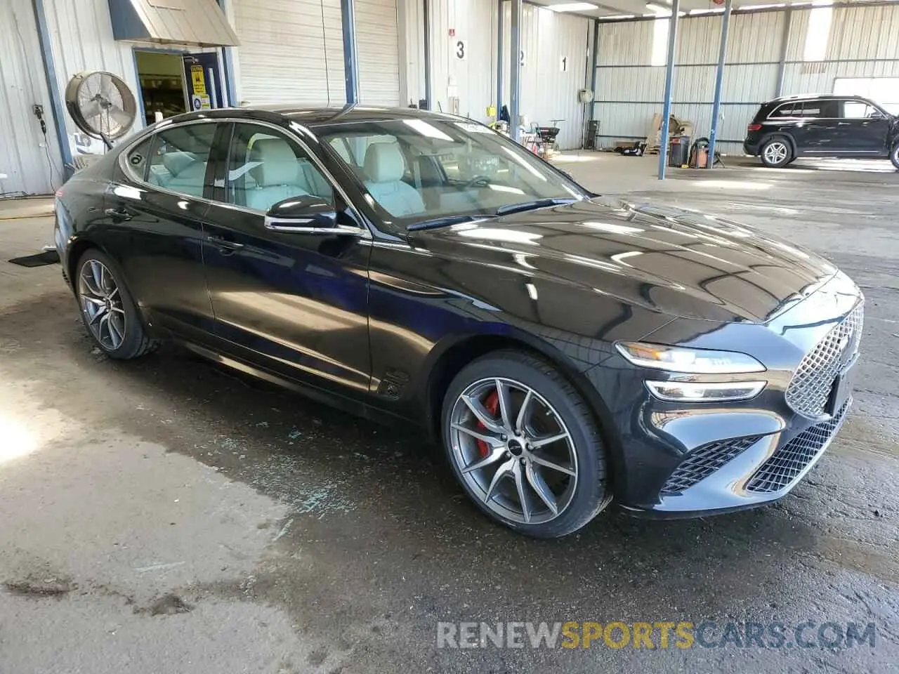 4 Photograph of a damaged car KMTG34SC5SU155290 GENESIS G70 BASE 2025