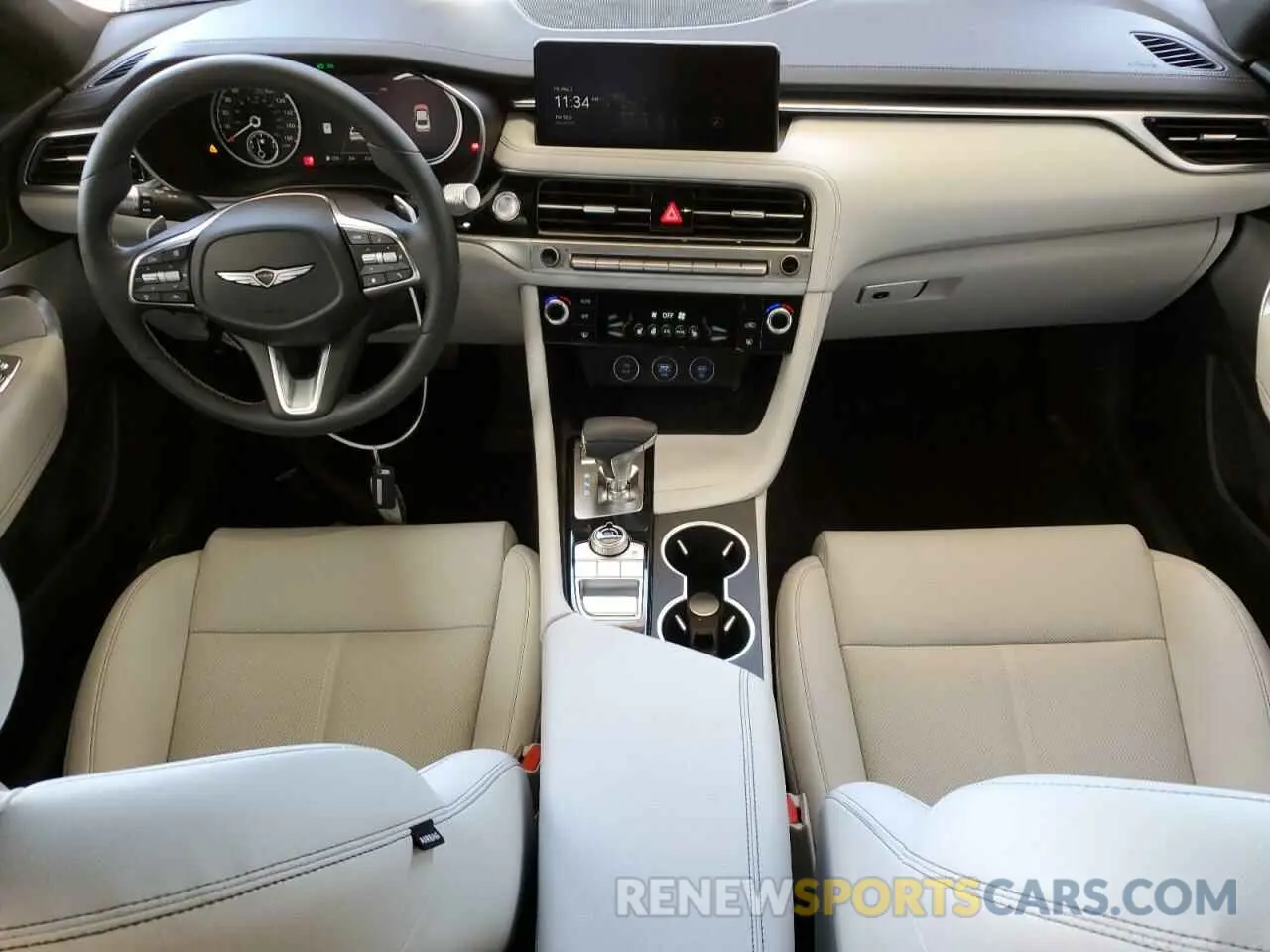 8 Photograph of a damaged car KMTG34SC5SU155290 GENESIS G70 BASE 2025