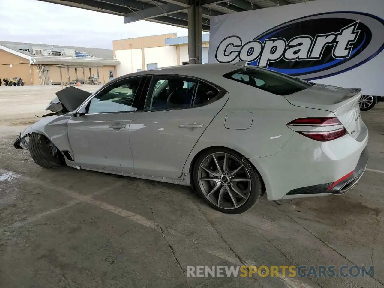 2 Photograph of a damaged car KMTG34SC6SU150874 GENESIS G70 BASE 2025