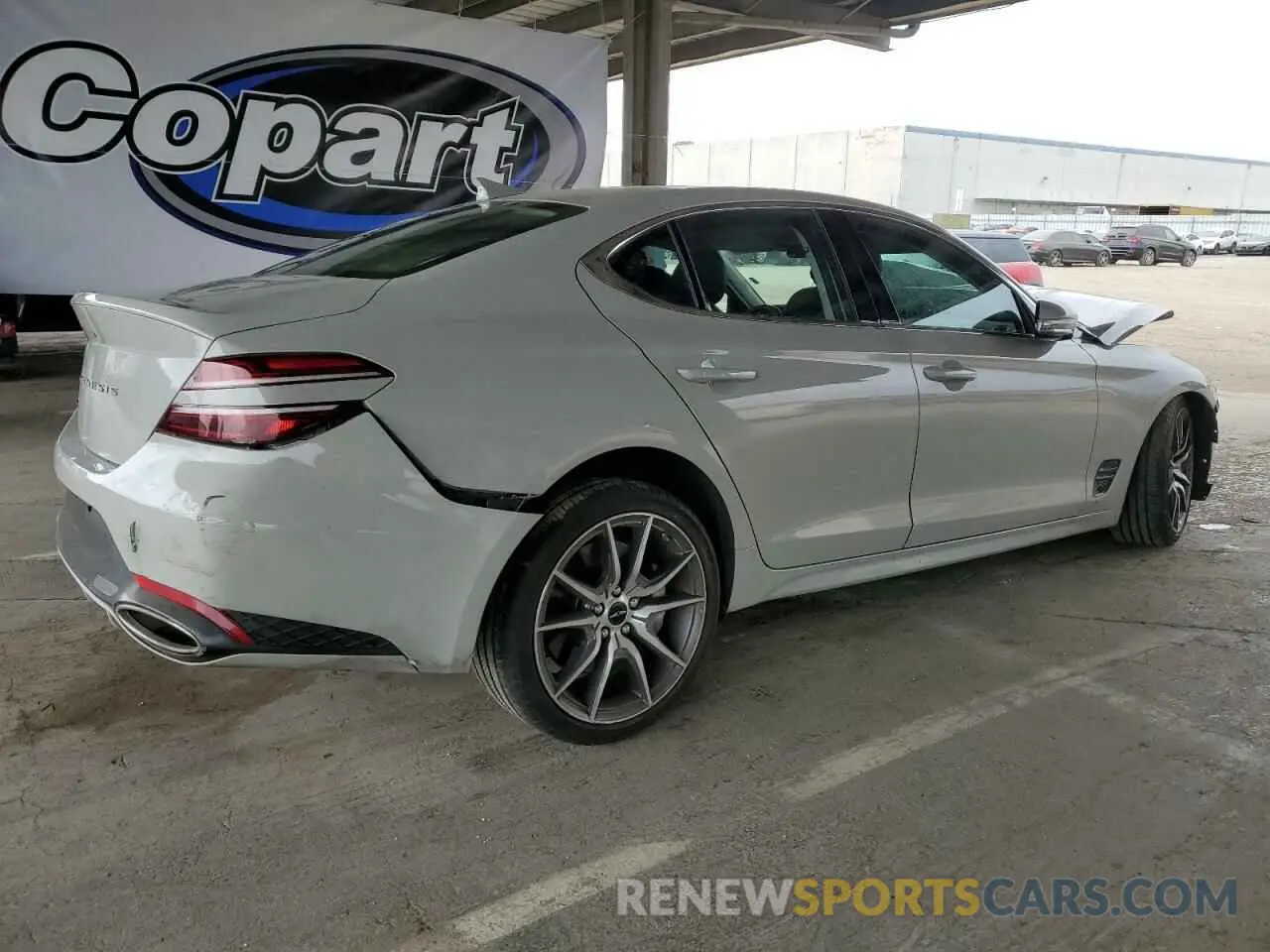 3 Photograph of a damaged car KMTG34SC6SU150874 GENESIS G70 BASE 2025