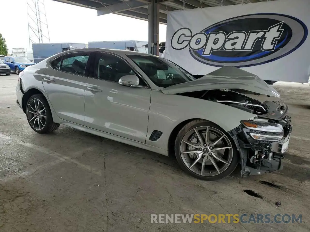 4 Photograph of a damaged car KMTG34SC6SU150874 GENESIS G70 BASE 2025