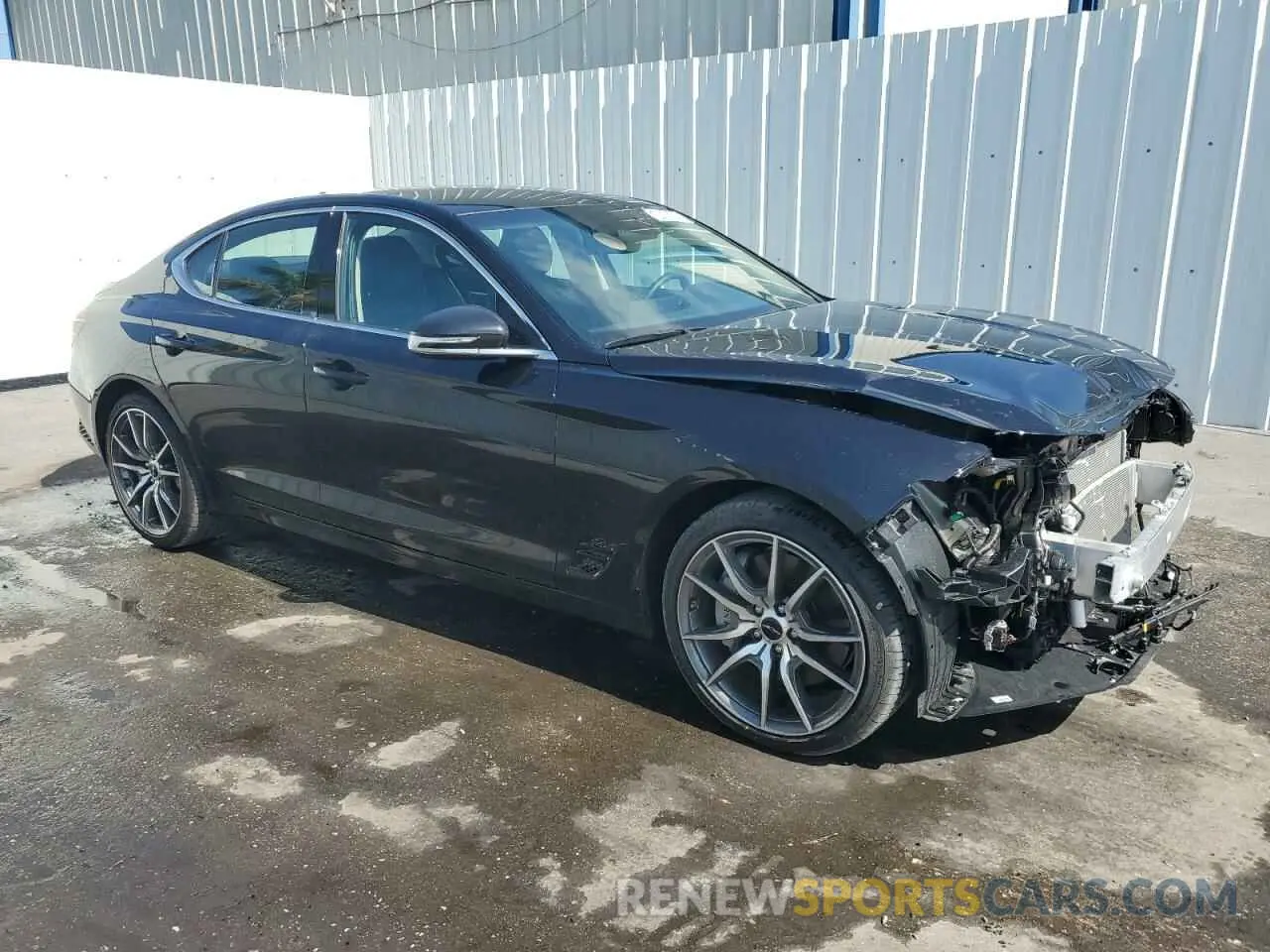 4 Photograph of a damaged car KMTG34SC6SU154908 GENESIS G70 BASE 2025