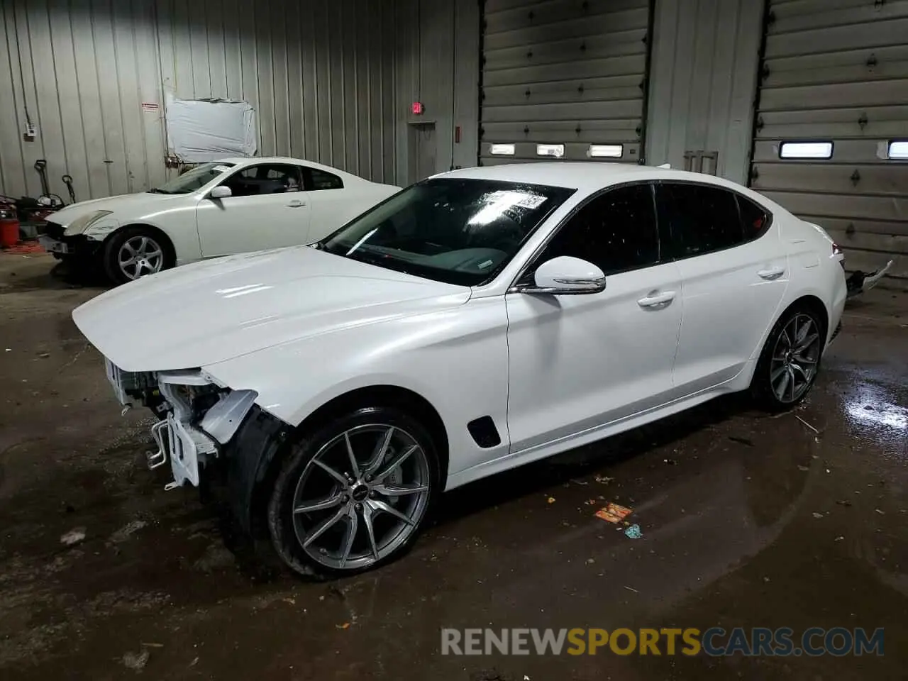 1 Photograph of a damaged car KMTG34SC7SU153816 GENESIS G70 BASE 2025