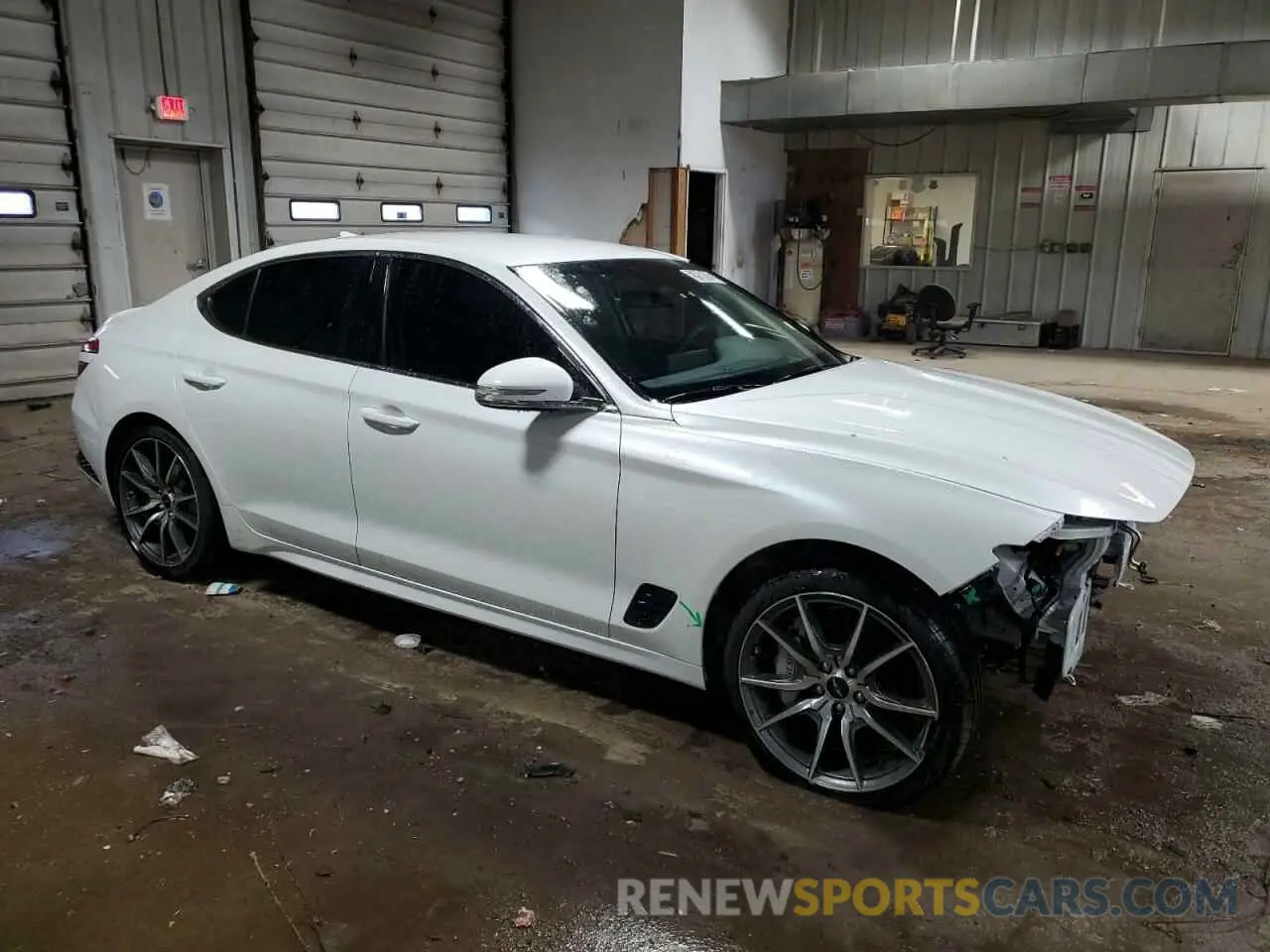 4 Photograph of a damaged car KMTG34SC7SU153816 GENESIS G70 BASE 2025