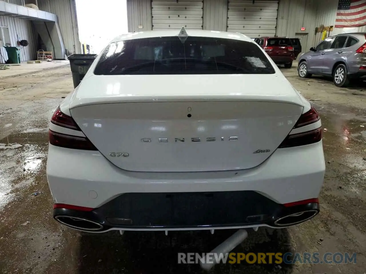 6 Photograph of a damaged car KMTG34SC7SU153816 GENESIS G70 BASE 2025