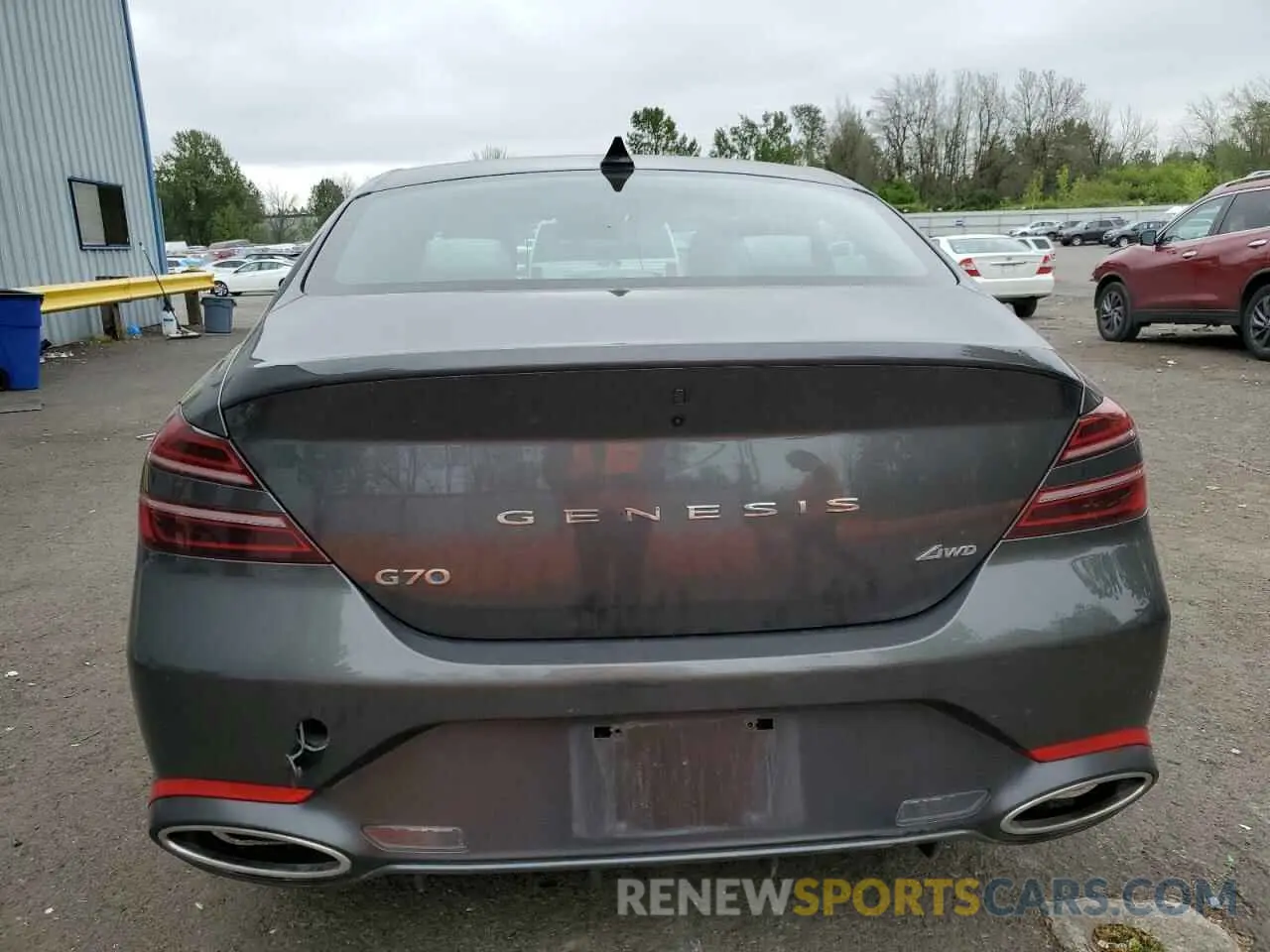 6 Photograph of a damaged car KMTG34SC9SU153624 GENESIS G70 BASE 2025
