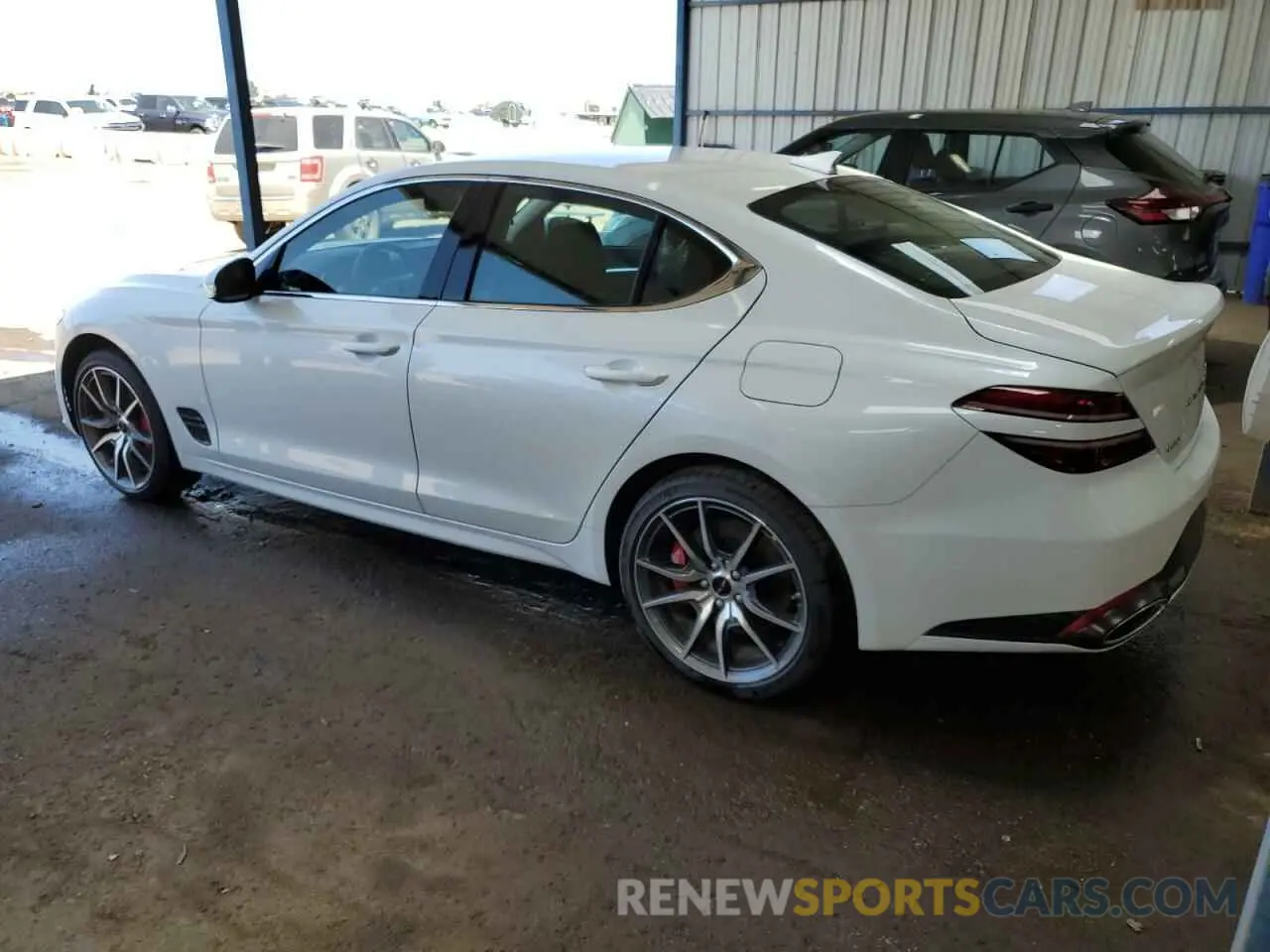 2 Photograph of a damaged car KMTG34SC9SU155485 GENESIS G70 BASE 2025