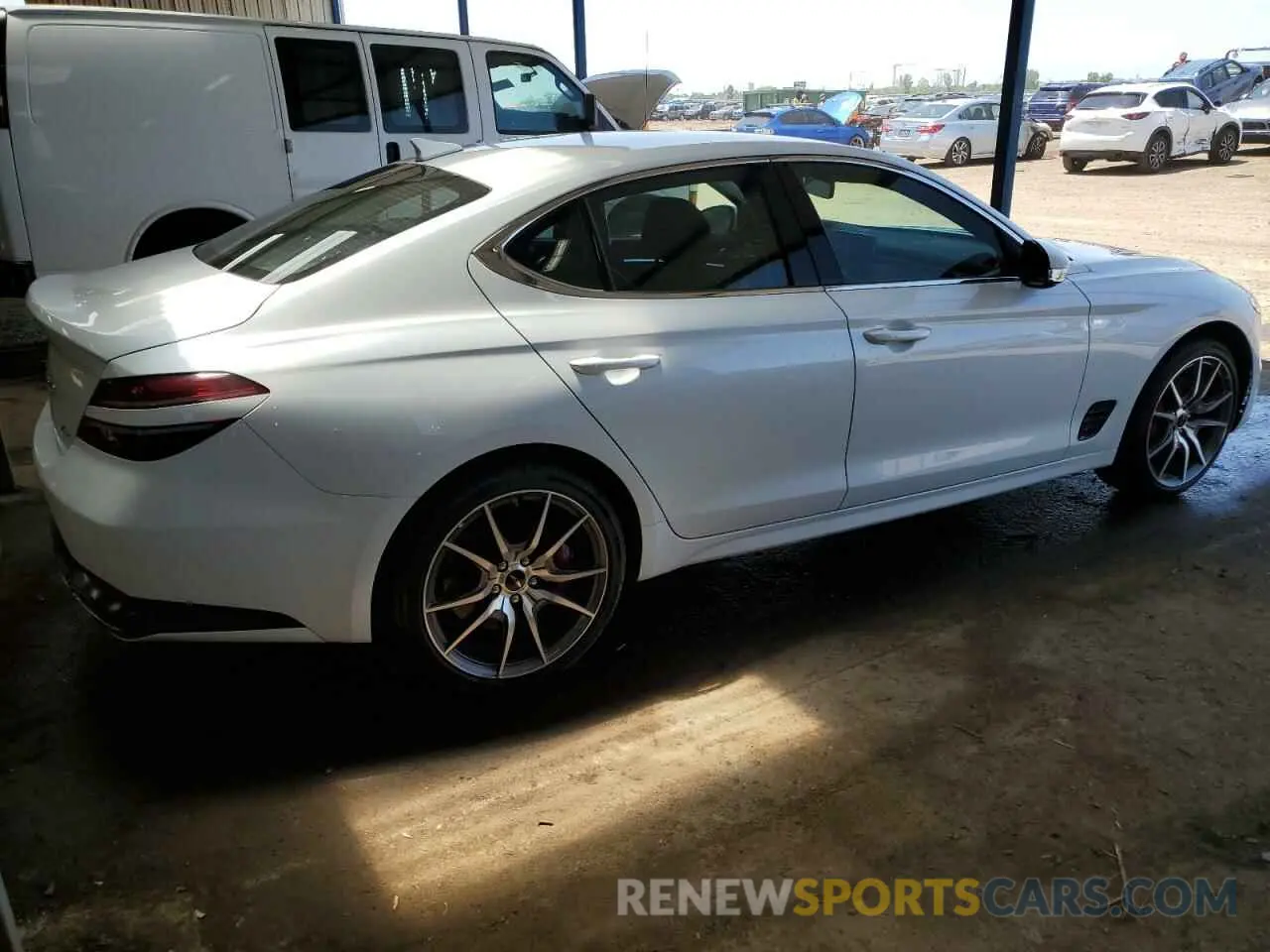 3 Photograph of a damaged car KMTG34SC9SU155485 GENESIS G70 BASE 2025