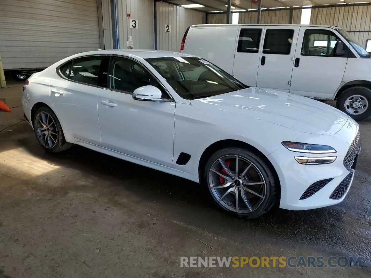 4 Photograph of a damaged car KMTG34SC9SU155485 GENESIS G70 BASE 2025