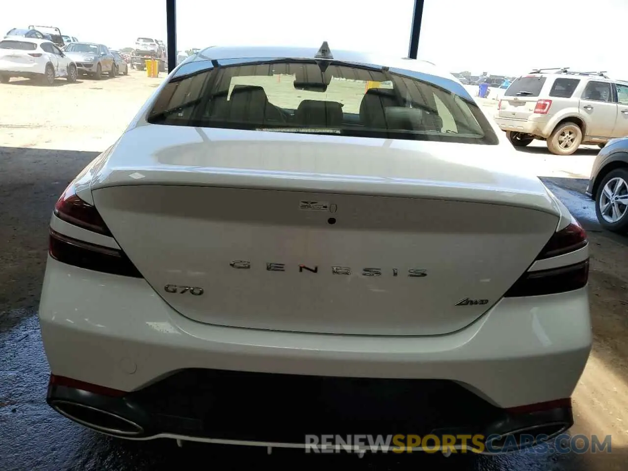 6 Photograph of a damaged car KMTG34SC9SU155485 GENESIS G70 BASE 2025