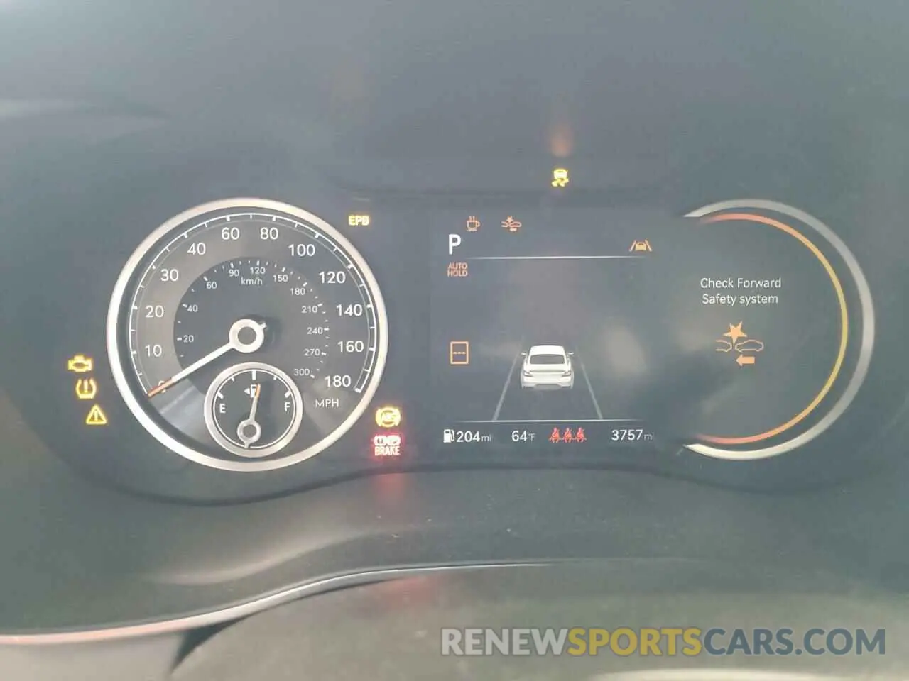 9 Photograph of a damaged car KMTG34SC9SU155485 GENESIS G70 BASE 2025
