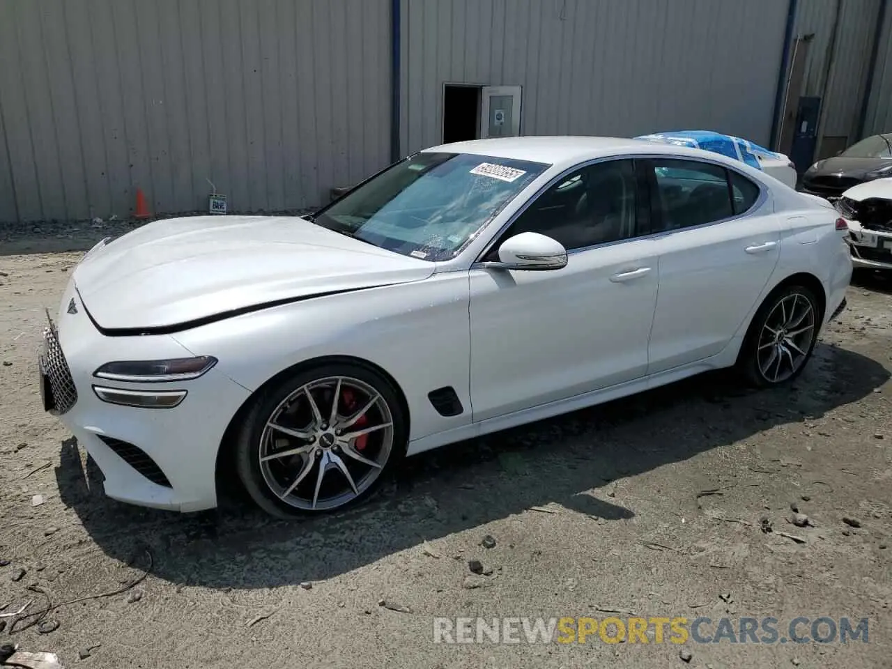 1 Photograph of a damaged car KMTG34SC9SU156684 GENESIS G70 BASE 2025
