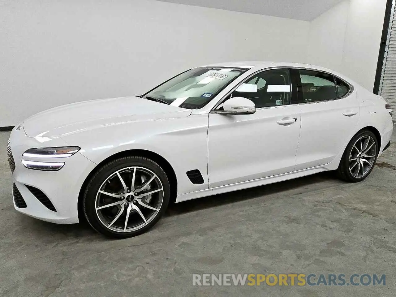 1 Photograph of a damaged car KMTG34SCXSU152000 GENESIS G70 BASE 2025