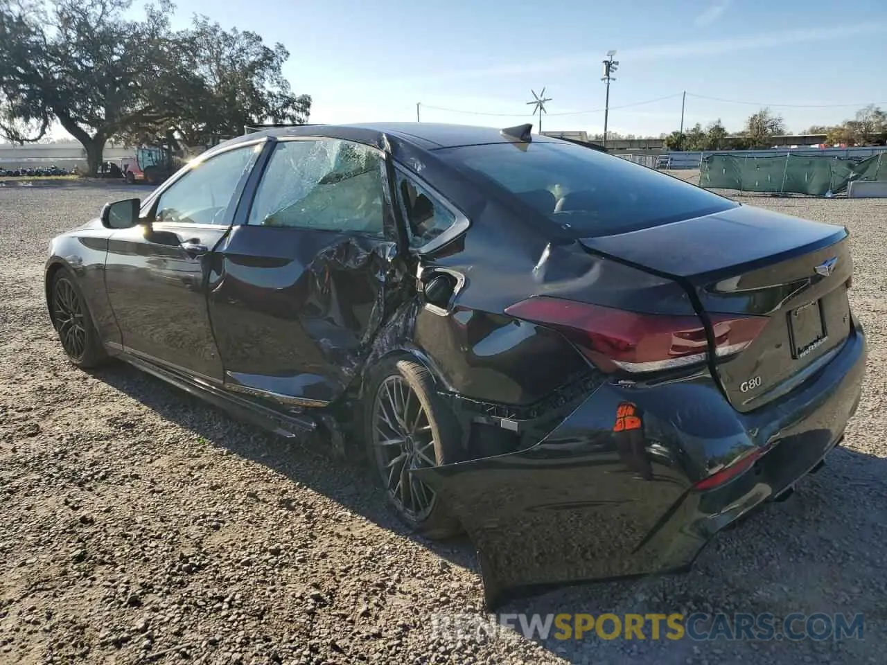 2 Photograph of a damaged car KMHGN4JB3KU300405 GENESIS G80 2019