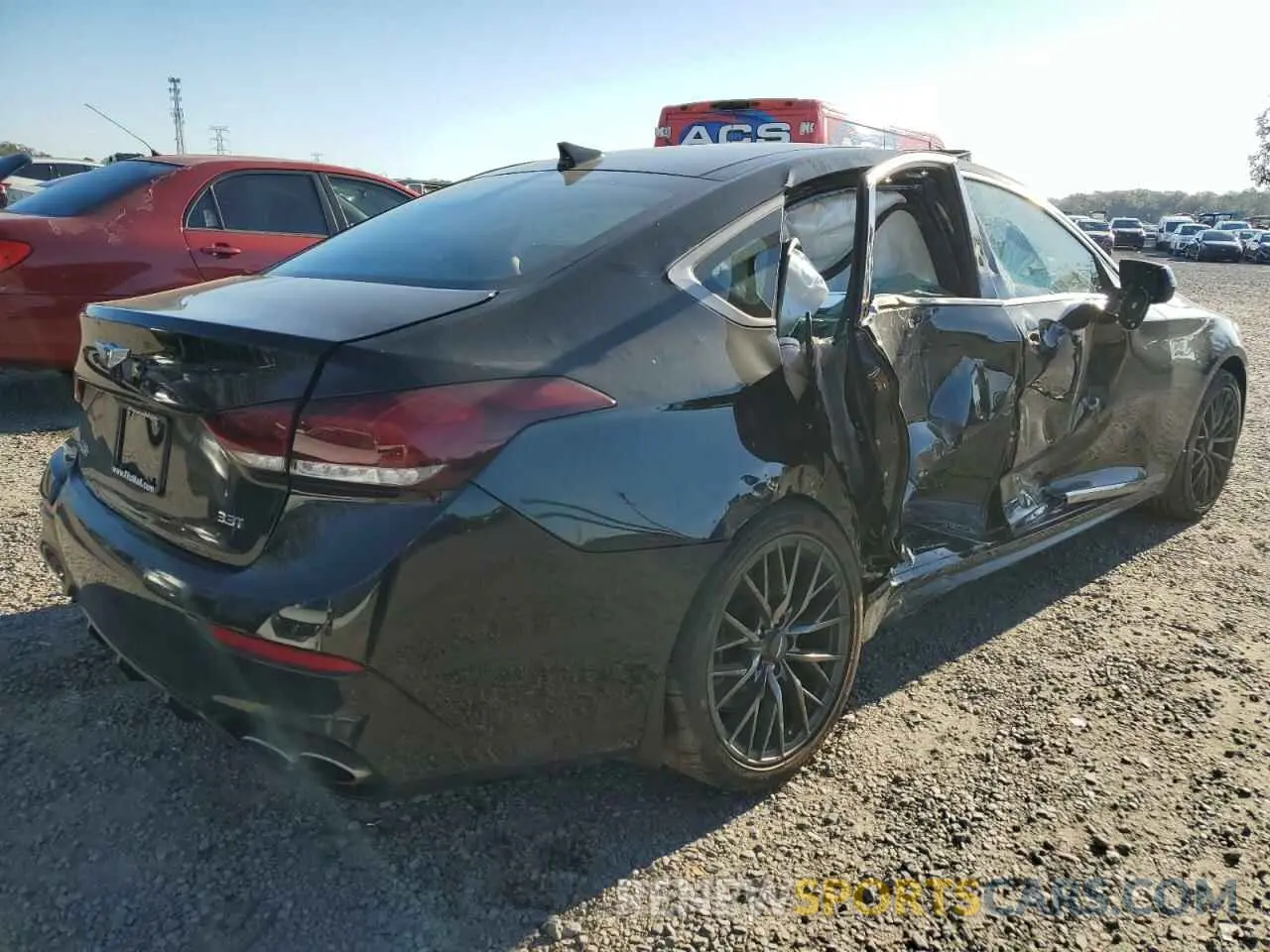 3 Photograph of a damaged car KMHGN4JB3KU300405 GENESIS G80 2019