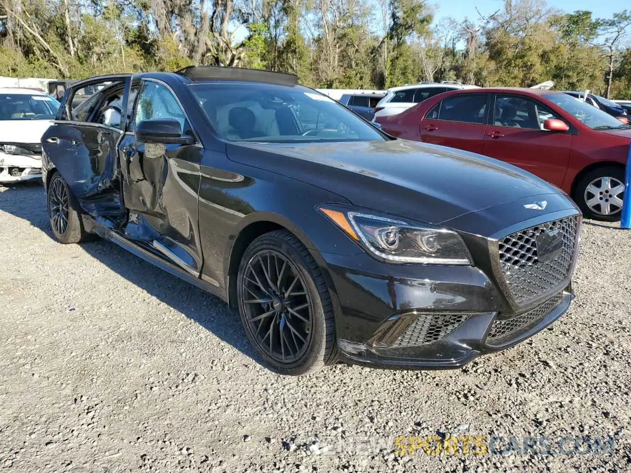 4 Photograph of a damaged car KMHGN4JB3KU300405 GENESIS G80 2019