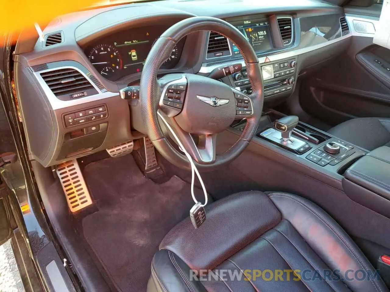8 Photograph of a damaged car KMHGN4JB3KU300405 GENESIS G80 2019