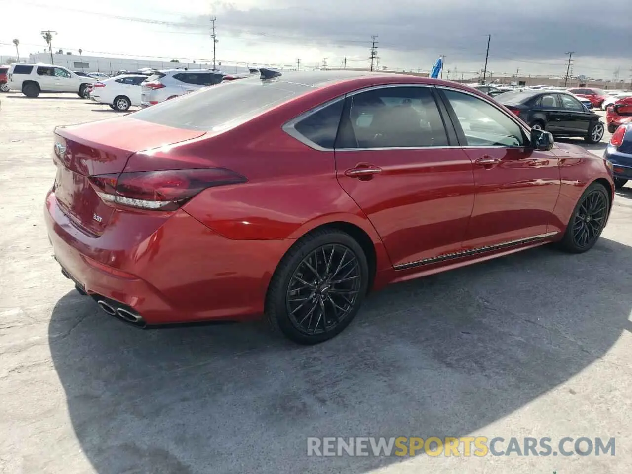 3 Photograph of a damaged car KMHGN4JB6KU291019 GENESIS G80 2019