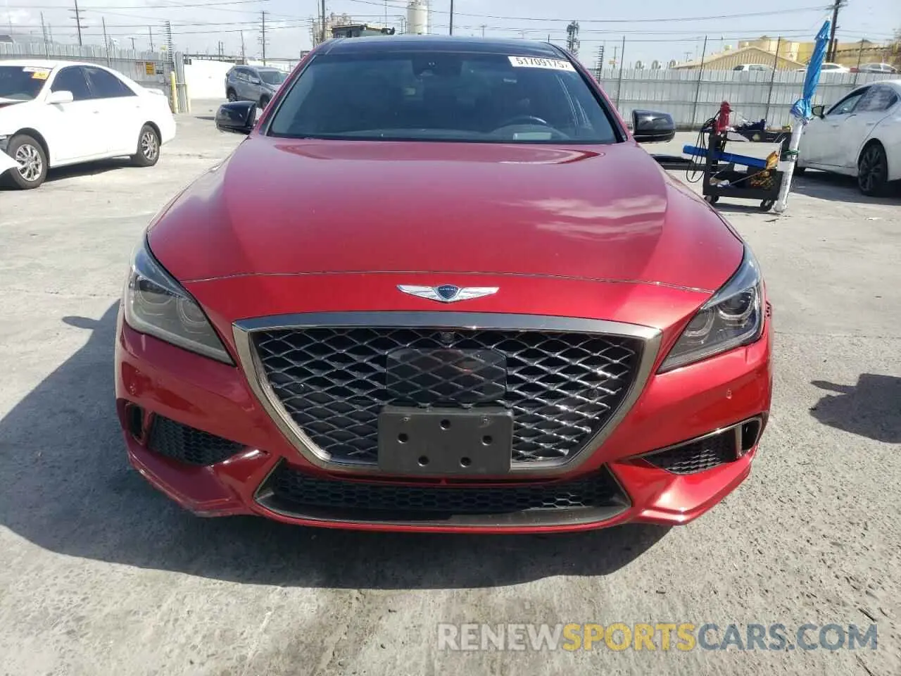 5 Photograph of a damaged car KMHGN4JB6KU291019 GENESIS G80 2019