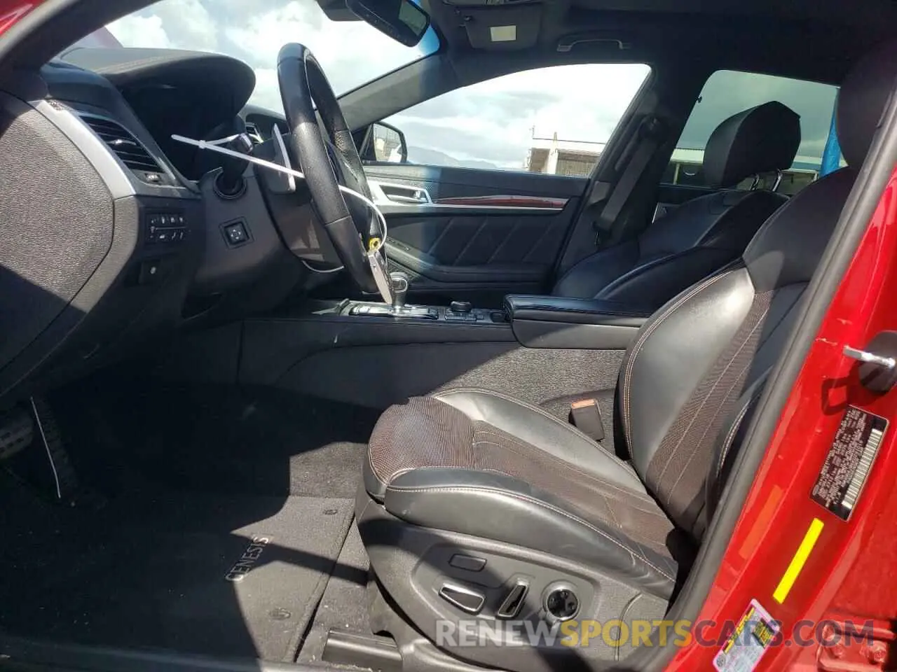 7 Photograph of a damaged car KMHGN4JB6KU291019 GENESIS G80 2019