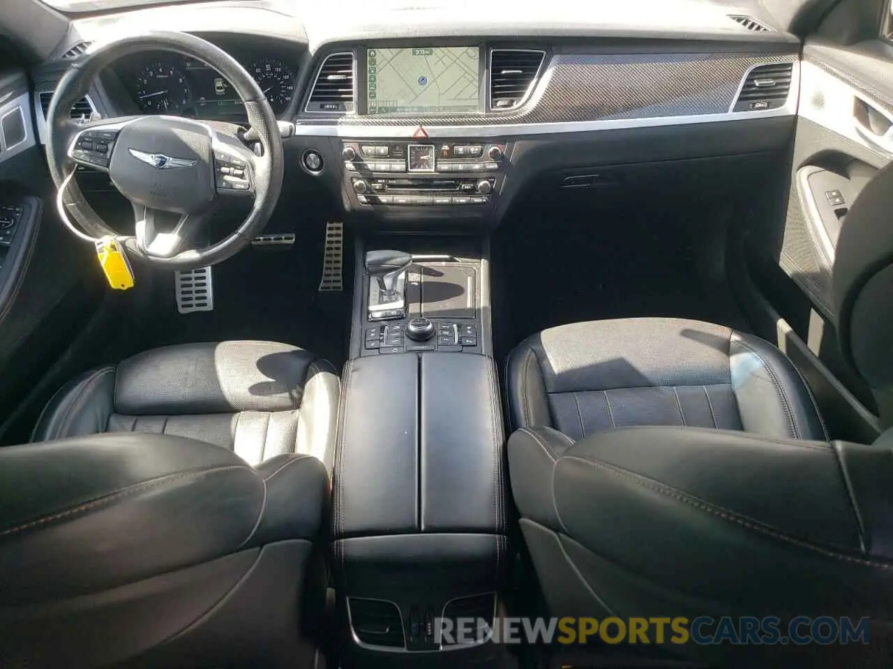 8 Photograph of a damaged car KMHGN4JB6KU291019 GENESIS G80 2019