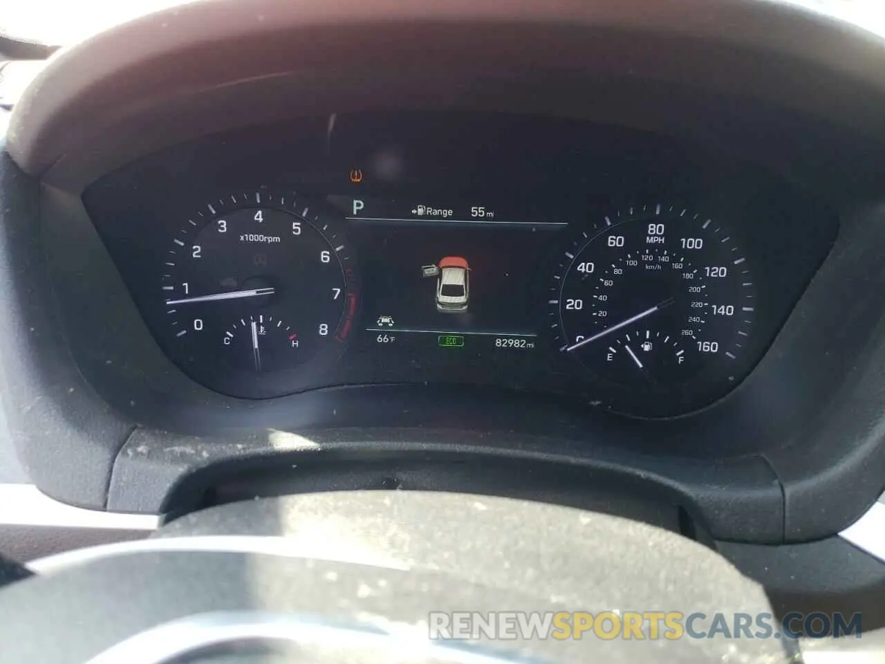 9 Photograph of a damaged car KMHGN4JB6KU291019 GENESIS G80 2019
