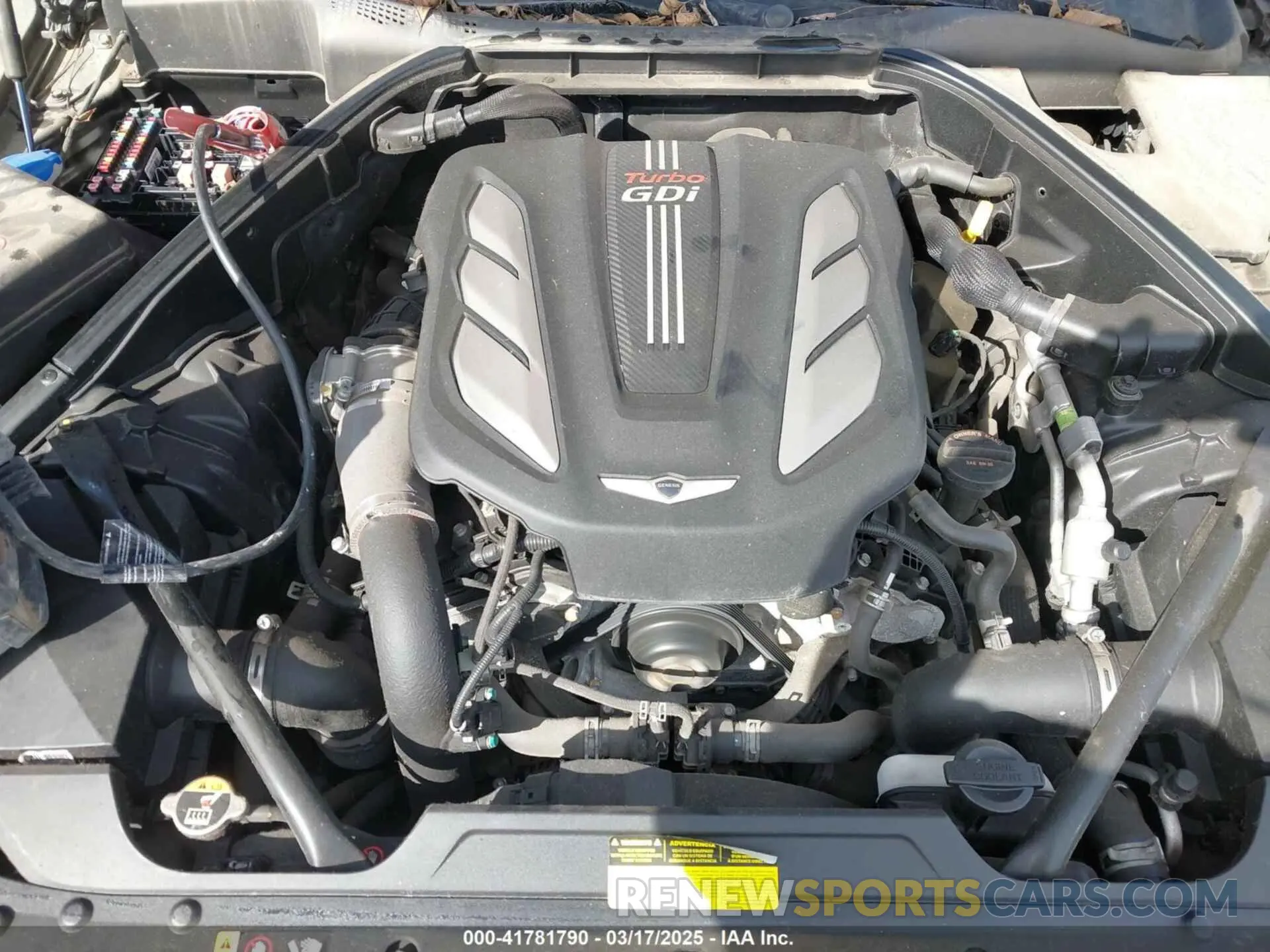 10 Photograph of a damaged car KMHGN4JBXKU296515 GENESIS G80 2019
