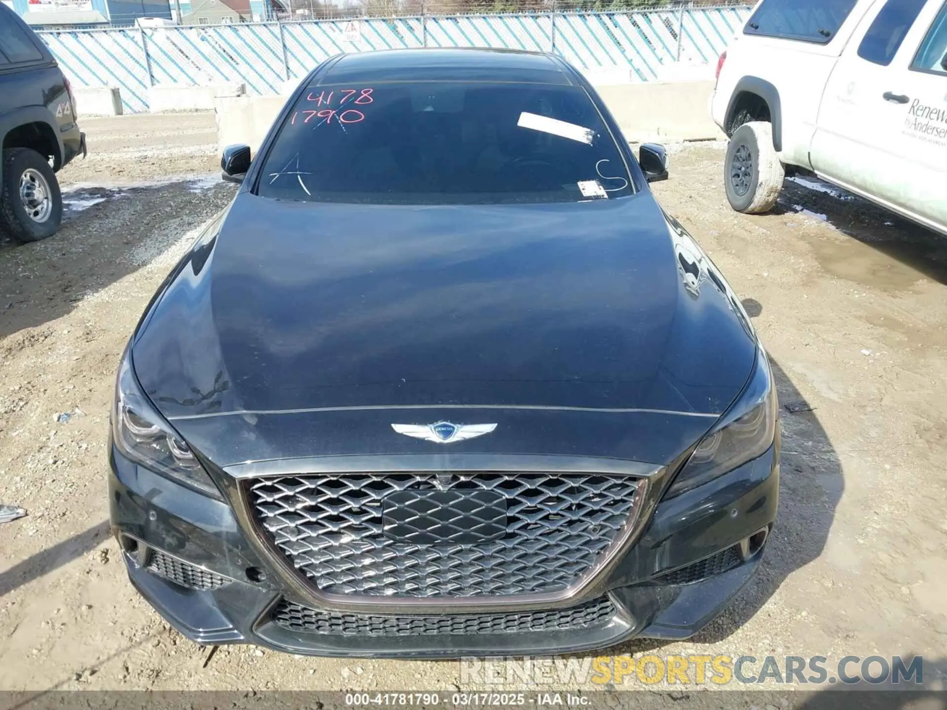 12 Photograph of a damaged car KMHGN4JBXKU296515 GENESIS G80 2019