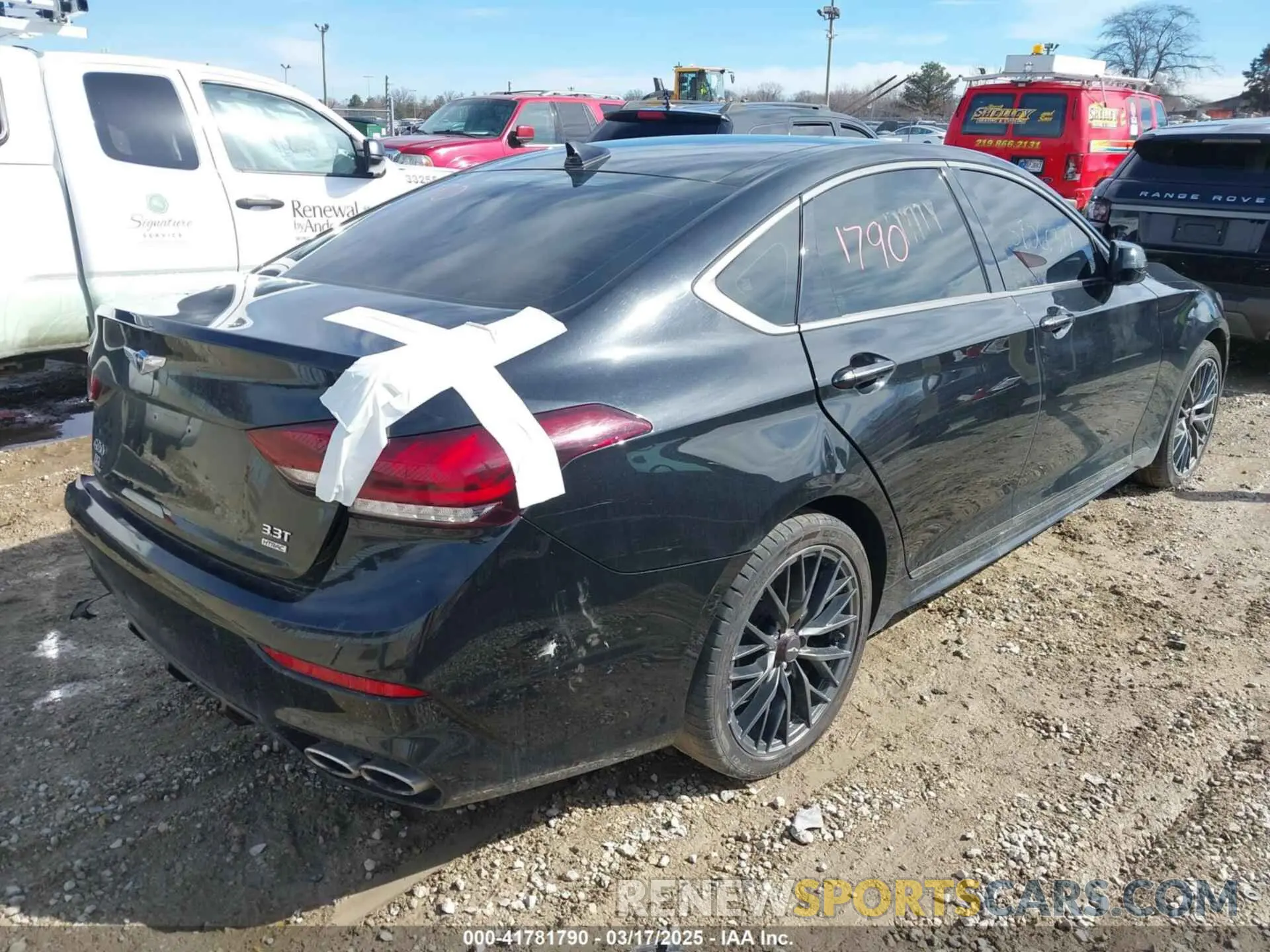 4 Photograph of a damaged car KMHGN4JBXKU296515 GENESIS G80 2019
