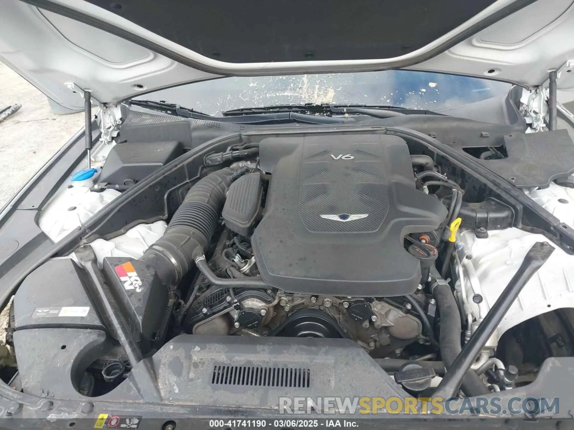 10 Photograph of a damaged car KMHGN4JE0KU292418 GENESIS G80 2019