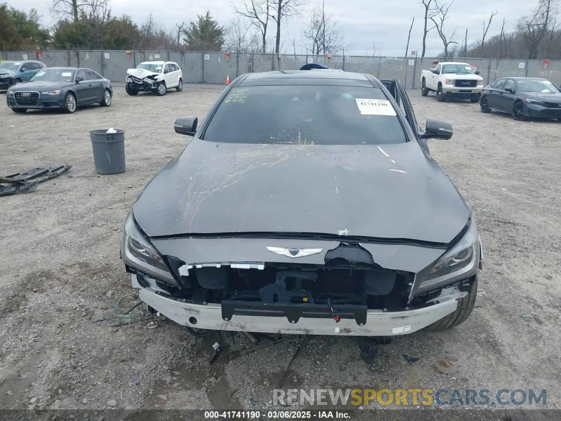 12 Photograph of a damaged car KMHGN4JE0KU292418 GENESIS G80 2019