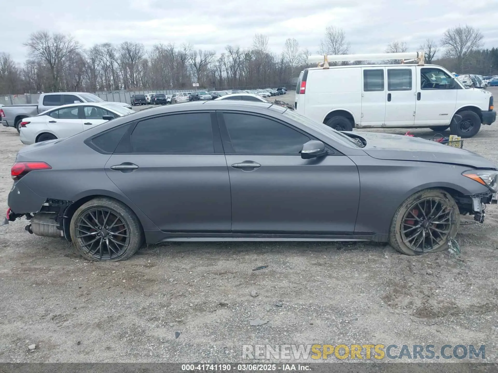 13 Photograph of a damaged car KMHGN4JE0KU292418 GENESIS G80 2019