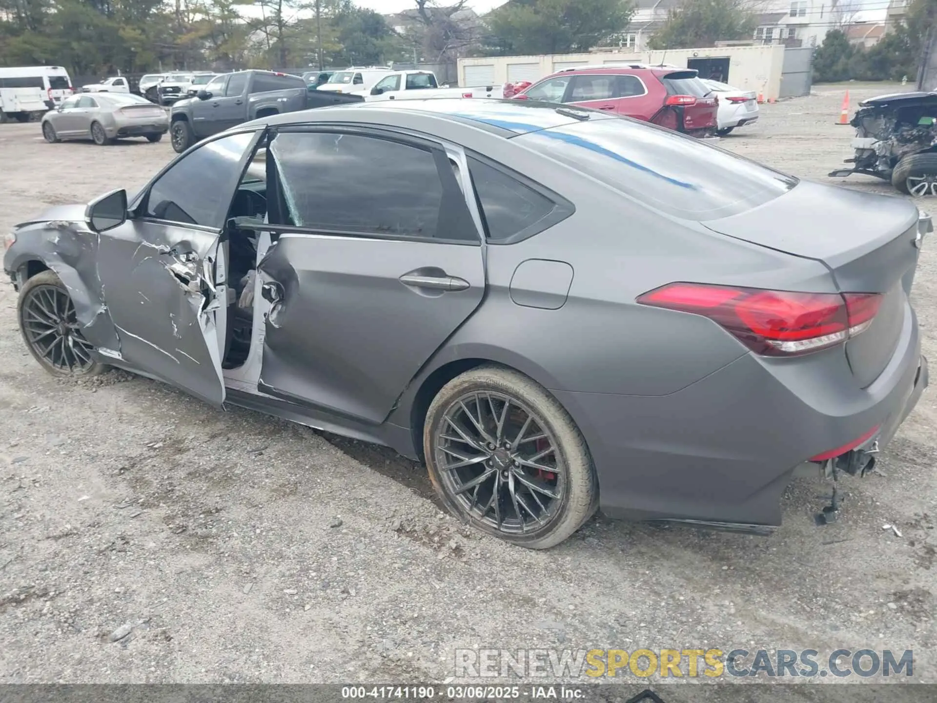 3 Photograph of a damaged car KMHGN4JE0KU292418 GENESIS G80 2019