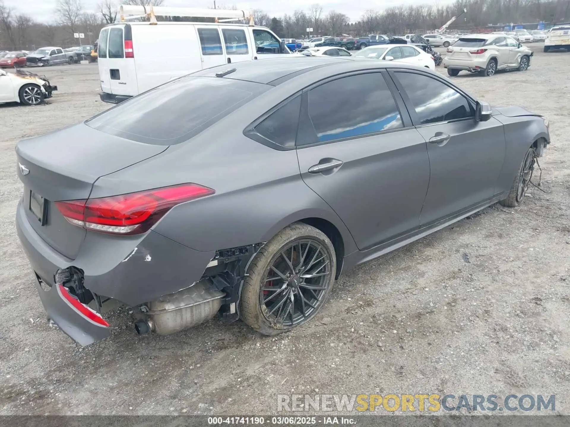 4 Photograph of a damaged car KMHGN4JE0KU292418 GENESIS G80 2019