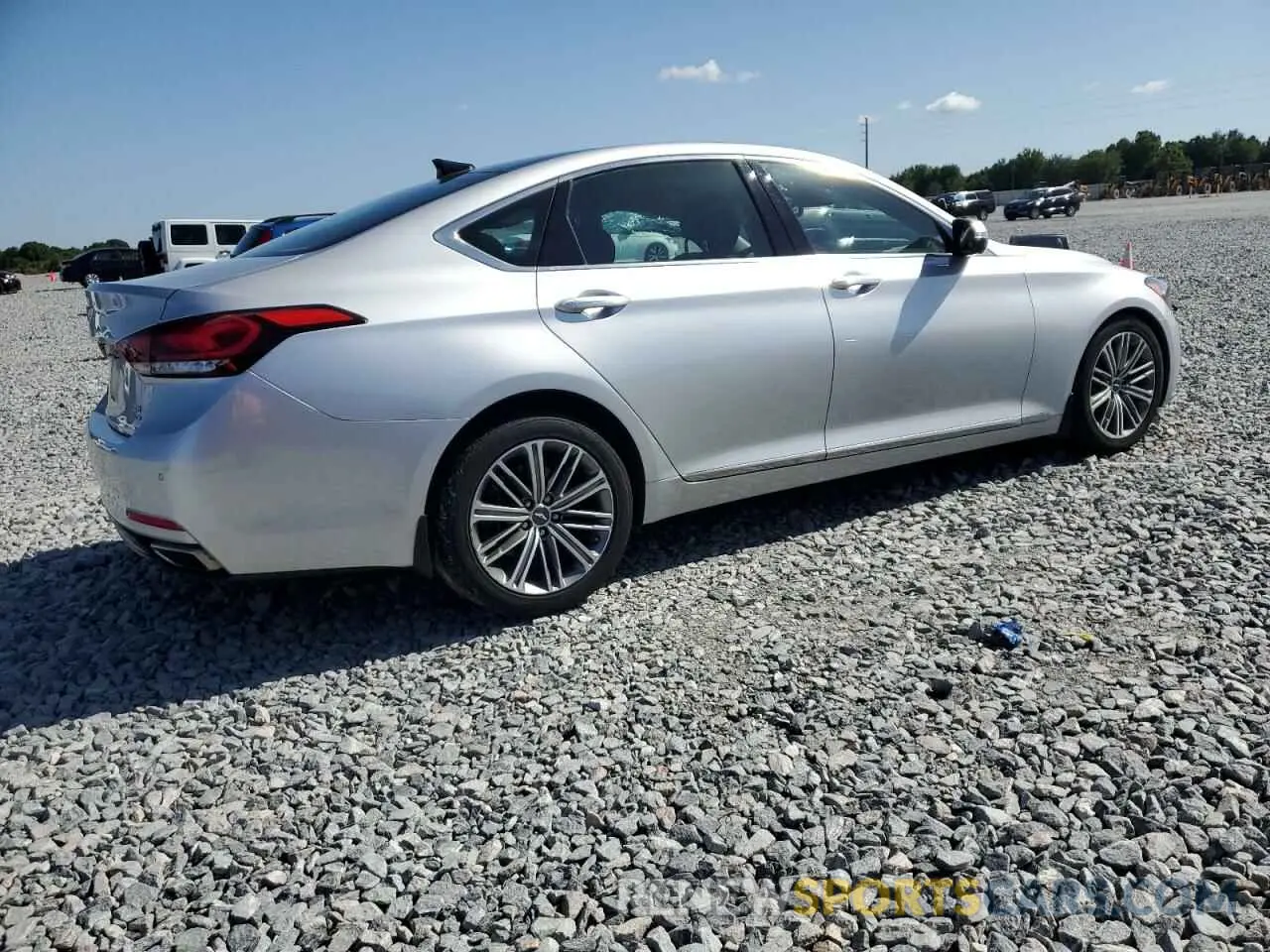 3 Photograph of a damaged car KMHGN4JE0KU299269 GENESIS G80 2019