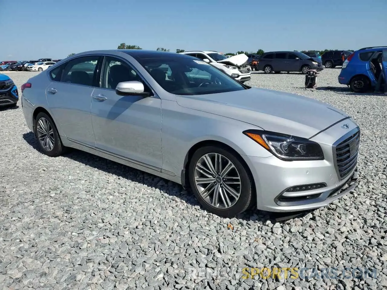 4 Photograph of a damaged car KMHGN4JE0KU299269 GENESIS G80 2019