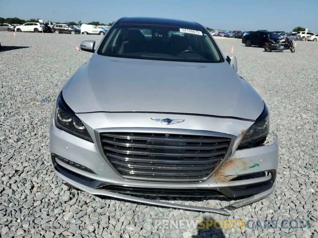 5 Photograph of a damaged car KMHGN4JE0KU299269 GENESIS G80 2019