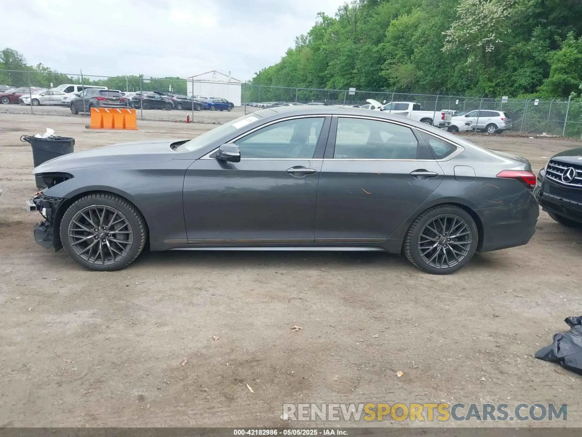 15 Photograph of a damaged car KMHGN4JE1KU287647 GENESIS G80 2019