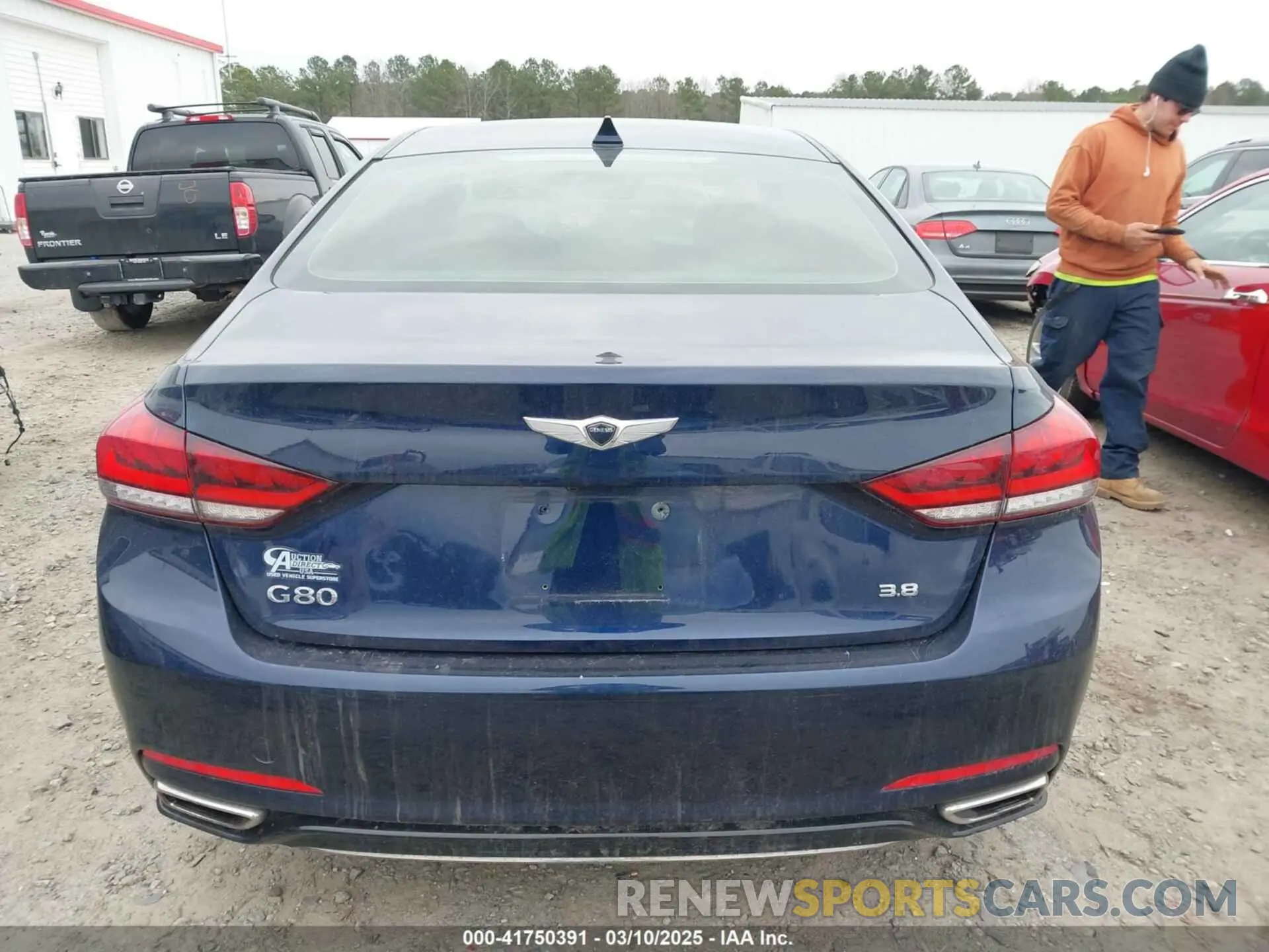 17 Photograph of a damaged car KMHGN4JE2KU299404 GENESIS G80 2019