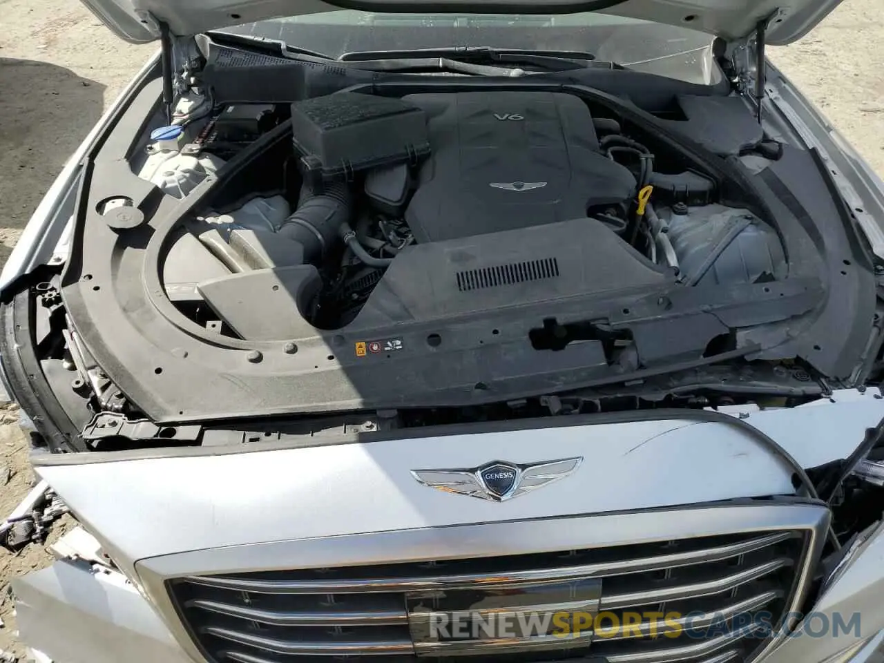 11 Photograph of a damaged car KMHGN4JE2KU300499 GENESIS G80 2019