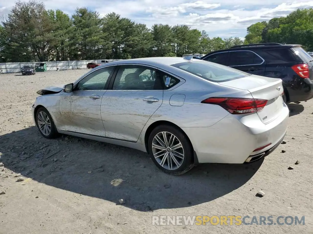 2 Photograph of a damaged car KMHGN4JE2KU300499 GENESIS G80 2019